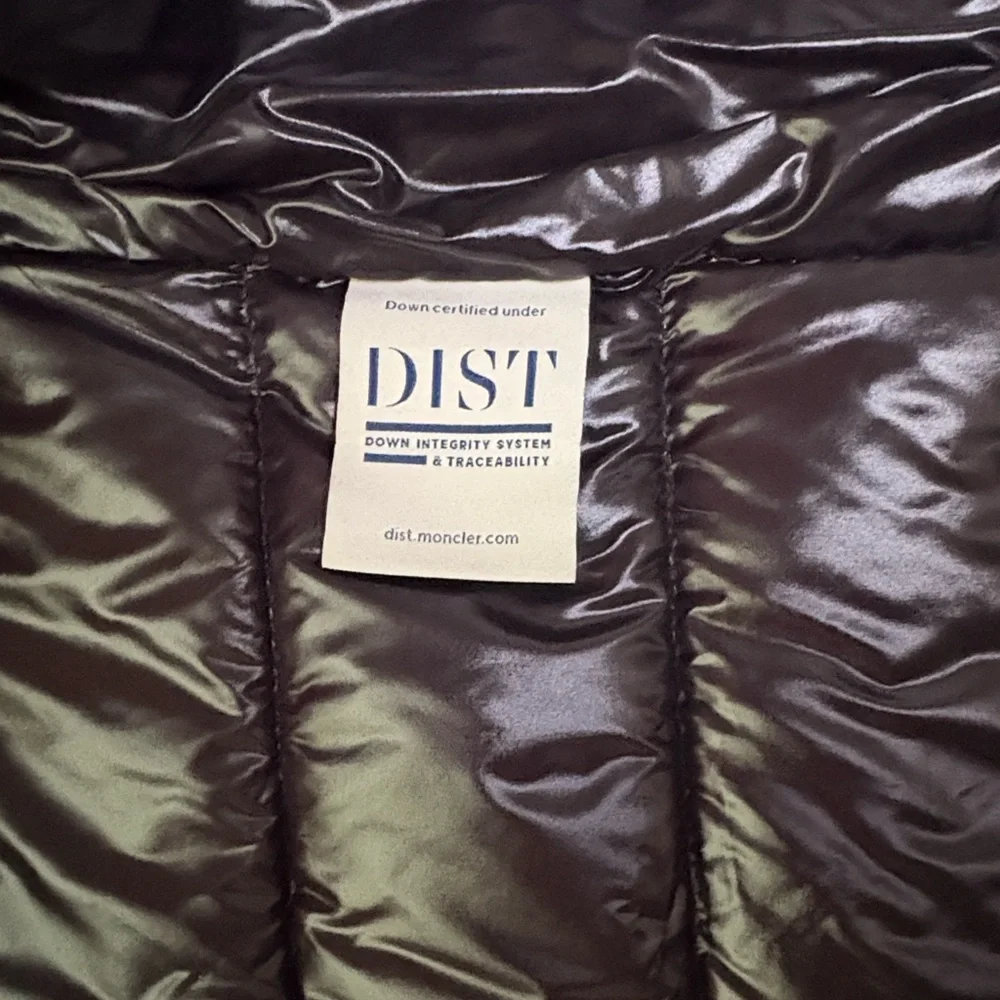 Moncler Shiny Black Puffer Jacket Men Size 3 - Picture 10 of 14